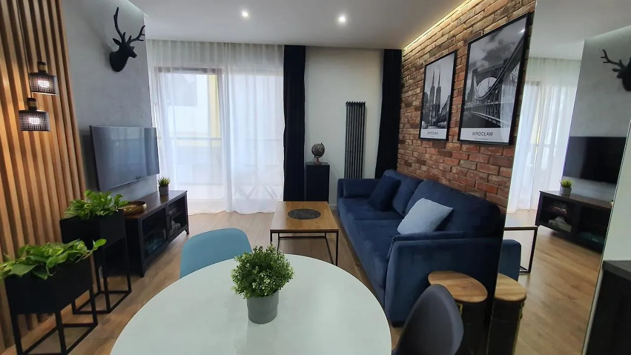 Apartament Midnight Blue Wrocław