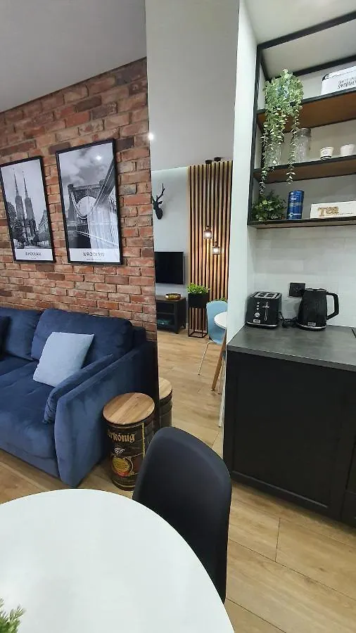 Apartament Midnight Blue Wrocław